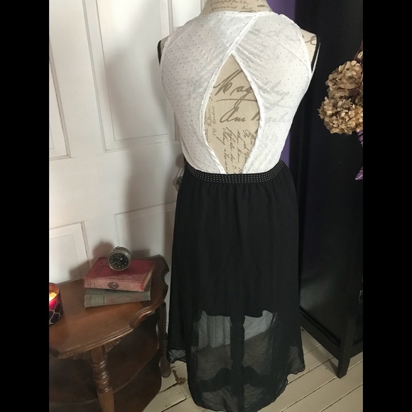 High-low chiffon dress - Picture 2 of 4